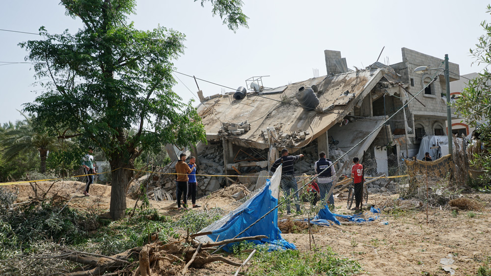 Al Basher family's home destroyed after being targeted by Israel, leaving 15 people homeless. Source: OCHA, 11 May 2023 Al Basher family's home destroyed after being targeted by Israel, leaving 15 people homeless. Source: OCHA, 11 May 2023
