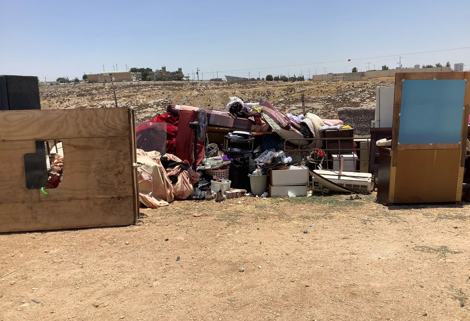 מבנה מגורים שנהרס בענאתא. צילום: משרד האו״ם לתיאום עניינים הומניטריים