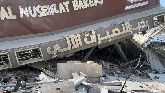 Bakery in An Nuseirat, the Gaza Strip, hit during the hostilities, Photo by the community, 19 October 2019.