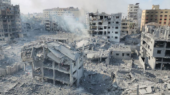 Devastation in Gaza. Photo by UNRWA