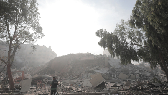 Devastation in the Gaza Strip amid hostilities between armed Palestinian Groups and Israeli forces. Photo by UNRWA