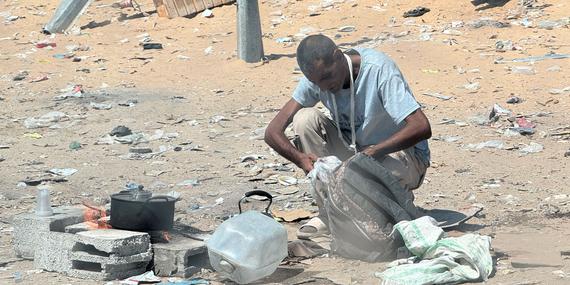 أكثر من مليوني شخص يواجهون ظروفًا عصيبة بسبب المجاعة والحرب المستمرة. المصدر: مكتب الأمم المتحدة لتنسيق الشؤون الإنسانية/أولغا تشيريفكو