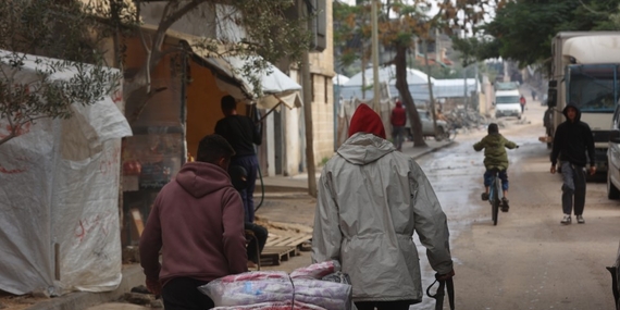 Humanitarian response in Deir al Balah, December 2025. Photo by OCHA