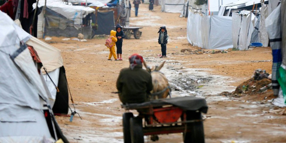 Rain in the Gaza Strip in March 2026. Photo by UNRWA