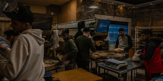 UN-supported bread production in Gaza. Photo by WFP