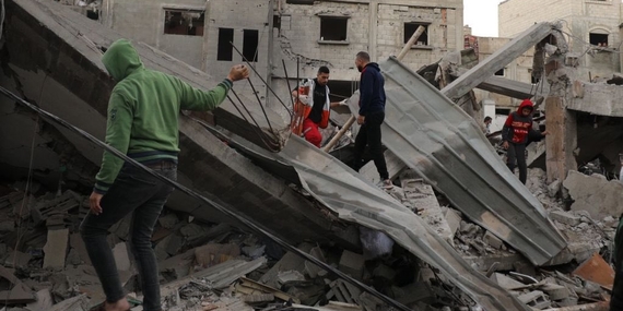 الدمار في قطاع غزة. تصوير جمعية الهلال الأحمر الفلسطيني، 1 كانون الأول/ديسمبر 2023