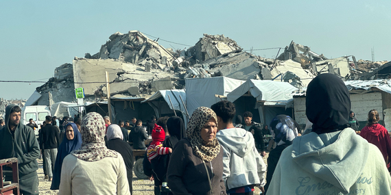 جباليا، شباط/ فبراير 2025. تصوير مكتب الأمم المتحدة لتنسيق الشؤون الإنسانية/أولغا تشيريفكو