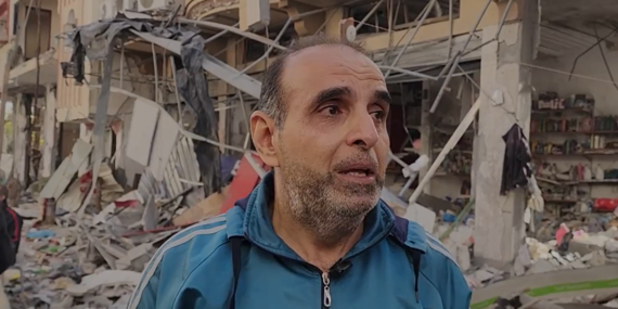 «هذه هي كل ذكرياتنا، حياتنا بأكملها. لأكثر من 50 عامًا، كنا نعيش هنا .... أمّا الآن فقد فُقد كل شيء. لقد تحول كل شيء إلى رماد.» لقطة من فيديو صوّرته الأونروا