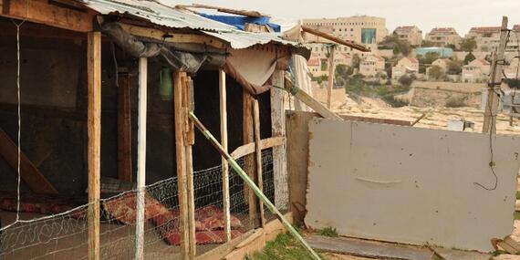 Khaled and Hajar's home in Abu Nuwwar