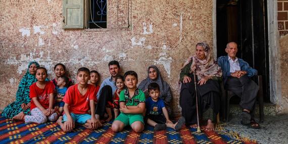 As a sole breadwinner, Mahmoud carried a heavy burden providing for his family. Photo by Mohamed Reefi for CRS.