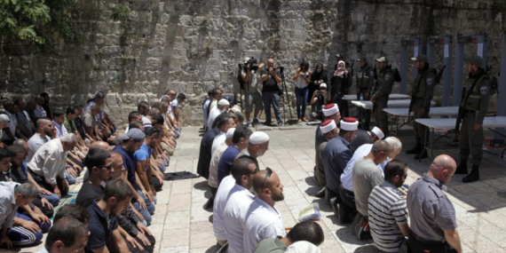 The old city of Jerusalem, 16 July 2012. © Mahmoud Illean