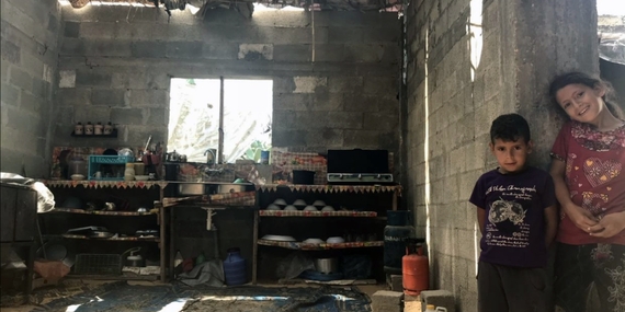 Abu Shallouf’s family home in Izbet Beit Hanoun. © Photo by Shelter Cluster