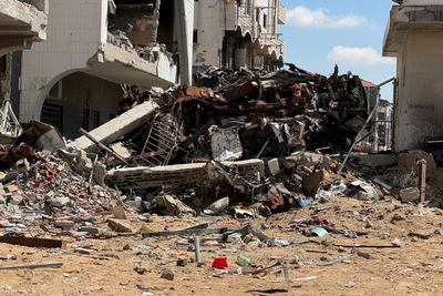 دمار في شمال غزة. تصوير المفوضية السامية لحقوق الإنسان/أولغا تشيريفكو