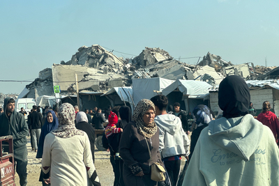 ג'באליה, פברואר 2025. צילום: משרד האו"ם לתיאום עניינים הומניטריים / אולגה צ'רבקו