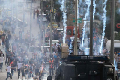 Clashes at the northern entrance of Bethlehem city (Rachel’s Tomb), 13 October 2015. Photo by Ahmad Mezher