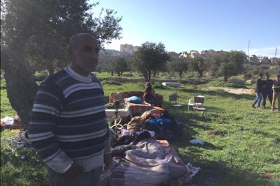 Seven structures demolished and 13 people displaced in Al Wata area of East Jerusalem. Photo by OCHA.