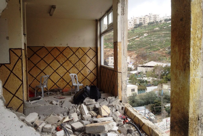 East Jerusalem, November 2014, following a punitive demolition