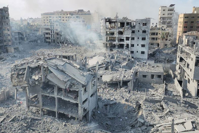 الدمار في غزة. تصوير الأونروا