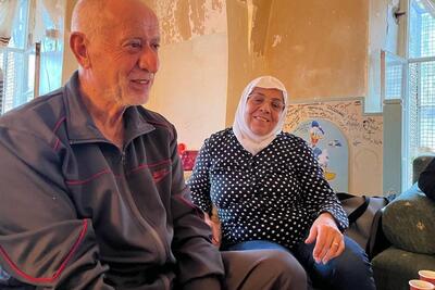 Nora and Mustafa Sub Laban, a Palestinian couple at risk of forced eviction from their home in the old city of East Jerusalem.