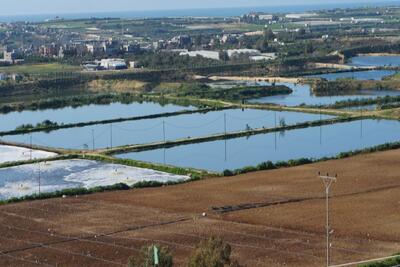 North Gaza Sewage lagoons. Photo by OCHA, 2017