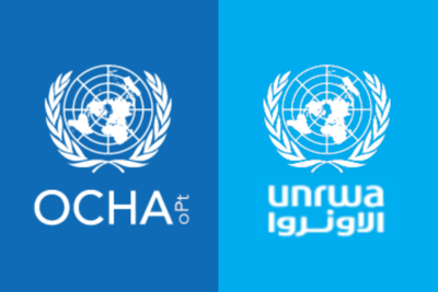 OCHA and UNRWA logos